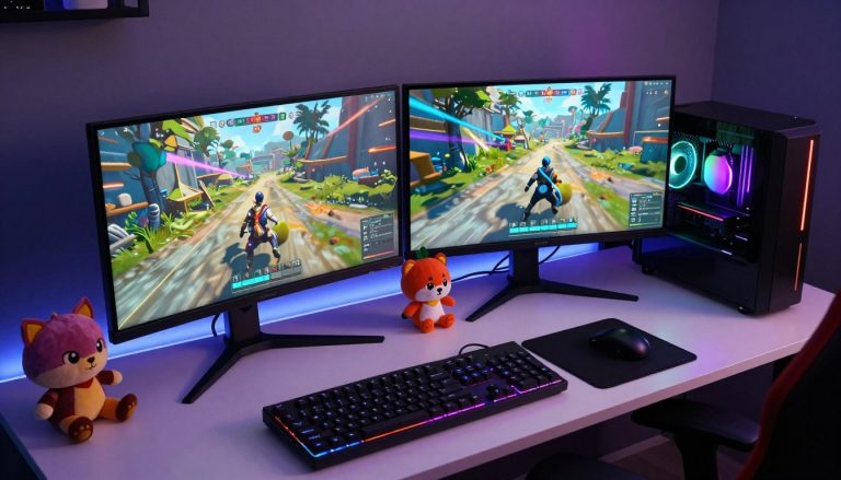 pokimane ai gamer setup