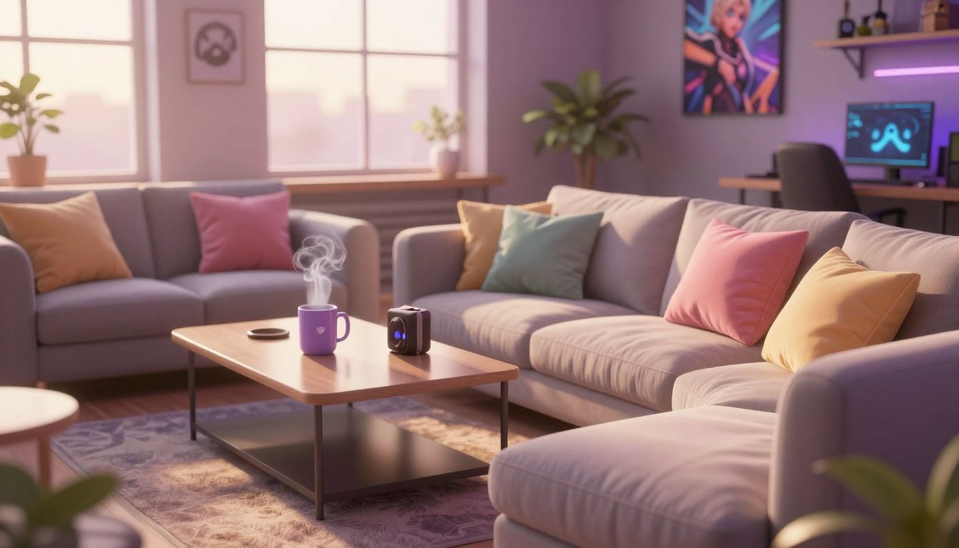 pokimane ai lounge scenes